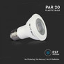 LED Bulb - SAMSUNG CHIP 5.8W E27 PAR20  Plastic 3000K