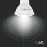 LED Bulb - SAMSUNG CHIP 5.8W E27 PAR20  Plastic 3000K