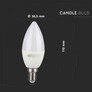 LED Bulb - 4.5W E14 Candle Smart RGB + WW + CW Compatible With Amazon Alexa And Google Home White