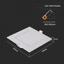 12W LED Premium Panel Downlight - Square 4000K