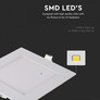 12W LED Premium Panel Downlight - Square 4000K