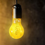 LED Bulb - 4W E27 Filament A60 Amber 1800K