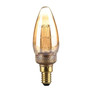 LED Bulb - 2W Filament E14 Amber Art Candle 1800K