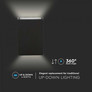 4W LED Wall Light Black 3000K