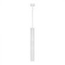 1xGU10 Корпус Пендел Бял D:60x500MM SKU 6780 V-TAC