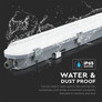 LED Waterproof Fitting M-SERIES 600mm 18W 4000K Milky Cover 120LM/W