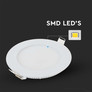 6W LED Premium Panel Downlight - Round 6400K