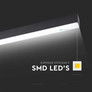 LED Линейно Осветление SAMSUNG ЧИП - 40W Външно Черно Тяло 3000K SKU 20462 V-TAC