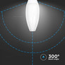 LED Крушка E40 40W 6400K SAMSUNG ЧИП SKU 21188 V-TAC