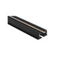 LED TRACK LINE MONOPHASE PT1 BLACK 2m