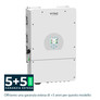 8kW On/Off Grid Hybrid Solar Inverter Single Phase 230VAC 5+5YRS Optional