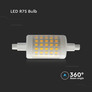 LED Bulb Plastic - 7W R7S 78mm 3000K