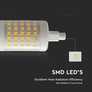LED Bulb Plastic - 7W R7S 78mm 3000K
