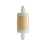 LED Bulb Plastic - 7W R7S 78mm 3000K