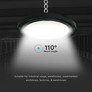 LED Камбана 100W 6500K 120 лумена на ват SKU 7809 V-TAC