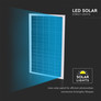 LED Соларна улична лампа 50W 4000K SAMSUNG чип Бяло тяло SKU 7837 V-TAC