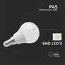 LED Крушка Е14 6.5W 3000К P45 SAMSUNG ЧИП SKU 21863 V-TAC