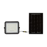 6W LED Solar Floodlight 6400K Replaceable Battery 3m Wire Black Body