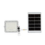 6W LED Solar Floodlight 4000K Replaceable Battery 3m Wire White Body