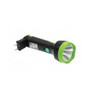 LED фенер с вградена презареждаема батерия черно зелено 5000450 VITO