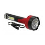 LED фенер с вградена презареждаема батерия черно червено 5000470 VITO