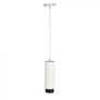GU10 Fitting Gypsum Pendant  Suspended Metal With Gun Black Bottom 
