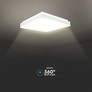 38W LED Designer Light White Square 4000K