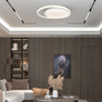 38W LED Designer Light White Double Round 4000K