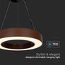 50W LED Designer Hanging Light Triac Dimmable 4000K Corten