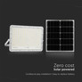 30W LED Solar Floodlight 6400K Replaceable Battery 3m Wire White Body