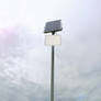 30W LED Solar Floodlight 4000K Replaceable Battery 3m Wire White Body