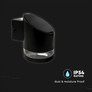 LED Соларна Стенна Лампа 1W 3000K IP44 Черна SKU 10384 V-TAC