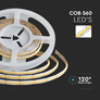 LED Лента трицветна COB 18W на метър SMD 2835 Double PCB 8mm SKU 10555 V-TAC