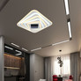 150W Designer Smart Ceiling Light (50*50*7CM) CCT: 3000K+6000K Dimmable + Remote Control