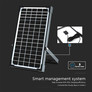 30W LED Solar Floodlight LiFePo Battery 3.7V Black 6000K