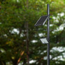 30W LED Solar Floodlight LiFePo Battery 3.7V Black 6000K