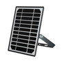 10W LED Solar Floodlight LiFePo Battery 3.7V Black 6000K
