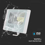 LED Соларен Прожектор 50W 6400K Бяло Тяло SKU 10416 V-TAC
