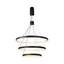 46W LED Decorative Hanging Light 40*60*80*150CM Black Body 3000K