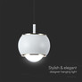 9W LED Designer Hanging Lamp (10*10*100CM) White 3000K