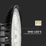 LED Камбана 200W 3в1 3000K 4000K 5000K UFO 160 лумена на ват SKU 10467 V-TAC