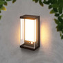 1W Garden Wall Light 3000K Black IP65