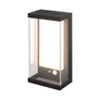 1W Garden Wall Light 3000K Black IP65