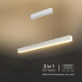 40W LED Linear Hanging Suspension Light : Up & Down System 3IN1 White Body