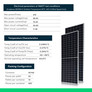 550W Mono Solar Panel 2279*1134*35MM Order Only Pallet TIER 1