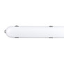 LED Waterproof Fitting SAMSUNG CHIP - 150CM 48W Sensor Milky Cover + SS Clips 4000K