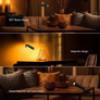 3W LED Magnetic Table Lamp 4000K Black Body