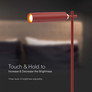 3W LED Magnetic Table Lamp 4000K Red Body