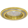 Луничка за вграждане IP20 кръг Gu10 стационарна сатиниран никел -злато КОД FSGU10SNG Ultralux