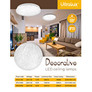 Decorative LED ceiling lamp round 12W 4000K 220-240V AC IP20